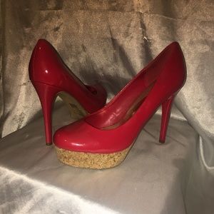 Red Platform Heel